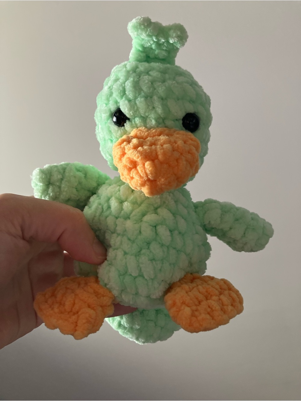 Platypus Crochet Mint Green 6inch